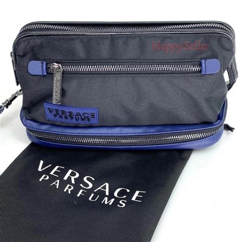 Versace Toiletry Case Travel Bag Mens Dopp Kit 